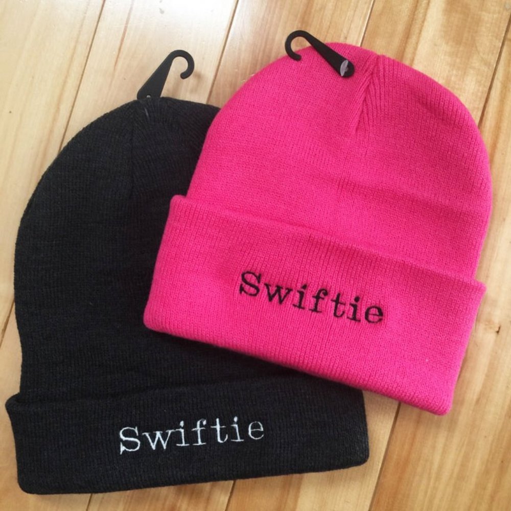 SWIFTIE embroidered beanies - Taylor Swift inspired custom hats